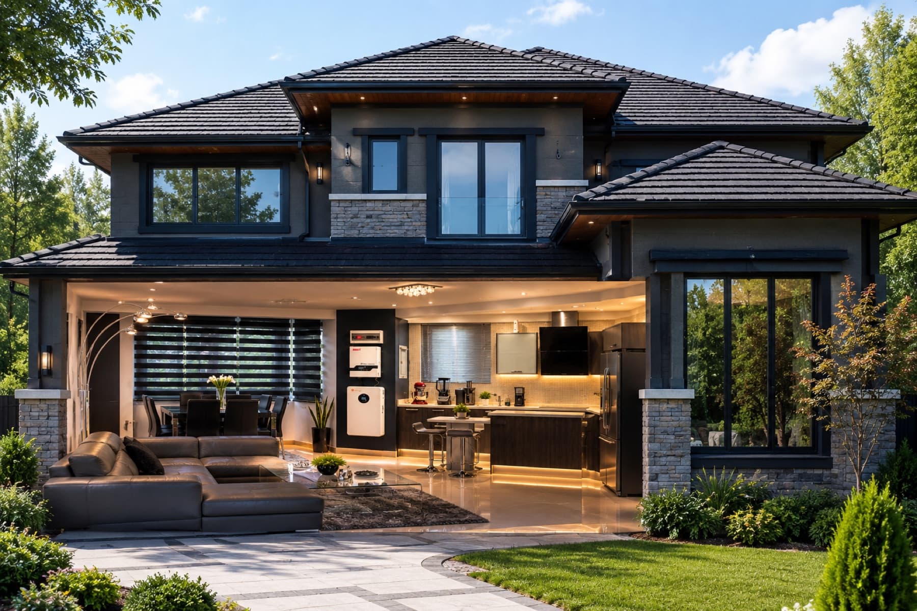 Casa con solución energética ECO